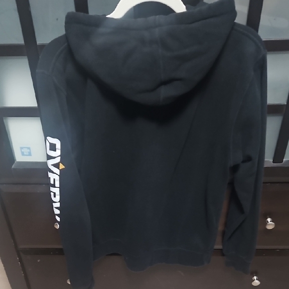 Black Zip-Up Hoodie with Logo - Picture 5 of 5